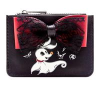 TNBC Nightmare Before Jack Ghost Dog Zero Christmas Purse Zipper Coin Pocket & Card Holder, Black