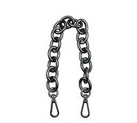 TNBCCXN Purse Chain 12In Lady Replacement Metal Purse Chain for Handle Bag Handbag Bronze Silver Golden DIY Accessories Strap Hardware Luxury(Gun black)