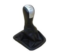 tnbru Car Gear Shift Knob for Skoda for Octavia for A5 for A6 2004-2012 Car 5/6 Speed Gear Stick Shift Knob with Leather Boot Collar Gear Knob Cover(B0083 6 Speed)