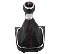 tnbru Car Gear Shift Knob for VW for Golf 5 6 MK5 MK6 R32 for GTI 2004-2009 for Scirocco 2009 Car Gear Shift Knob Stick Handball Lever Shifter Speed(Red Line 5 Speed)