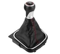 tnbru Car Gear Shift Knob for VW for Golf 5 6 MK5 MK6 R32 for GTI 2004-2009 for Scirocco 2009 Car Gear Shift Knob Stick Handball Lever Shifter Speed(Red Line 6 Speed)