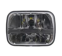 tnbru Car Headlight For Jeep For Cherokee XJ For Wrangler Truck 4X4 1PC 2PCS 5x7 7X6 Inch Retangular LED Headlamp Square High/Low LED Headlight(1PC BlackA)