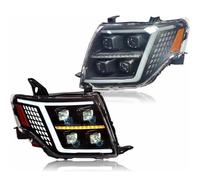 tnbru Car Headlight For Mitsubishi For Pajero V97 V93 V95 2006-2021 Headlight Assembly Running Front Light DRL Sequential Pair LED HeadLamp Car Head Lamp