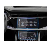 tnbru Car Navigation Screen Protector For Q7 For Q8 2019 2020 2pcs Screen Protector Tempered Glass Film Car GPS Navigation LCD Anti-scratch