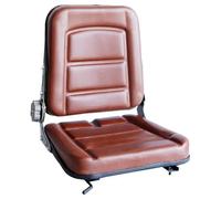 tnbru Car Seat Covers Set Universal Forklift Seat Comfortable Ergonomic Mower Adjustable Angle Back Tractor Telehandler Car Accessories Car Seat Covers Full Set(Brown 40x37x49 cm)