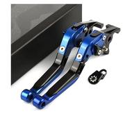 tnbru Clutch Brake Lever for SYM for CRUISYM 300 for Crulsym300 Motorcycle Accessories CNC Parking Handle Clutch Brake Lever with Lock Motorcycle Clutch Brake Levers Set(Blue Black Blue)