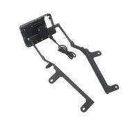 tnbru For FORZA 750 2021 Motorcycle Accessories Mobile Phone Navigation GPS Bracket Board Holder Support Black Kits Motorcycle GPS Navigation Mount(12mm Set)