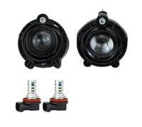 tnbru Front Fog Lamps For Saturn For Ion For Red For Line 2004-2007 Pair Fog Lamp Front Bumper Anti Light 2593157 GM2593157(With M10 LED White)