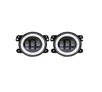 tnbru Front Fog Lights For Dodge For Journey 2009~2011 For Driving Fog Lamp Headlight 4 Inch LED Angel Eye Fog Amber White Halo Ring DRL 6000K Work Light(2 Pcs)