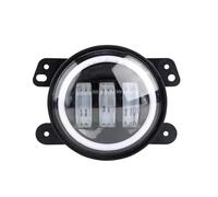 tnbru Front Fog Lights For Dodge For Journey 2009~2013 Car LED Headlight 30W LED Fog Light With White Halo Ring DRL Angel Eyes Light(6000K)