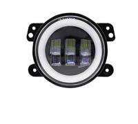 tnbru Front Fog Lights For Dodge For Journey 2009~2013 With White Halo Ring DRL Angel Eyes Lamp 30W Fog Lights Car LED 4 Inch Front Bumper Fog Light(1Pcs Lights)