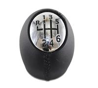 tnbru Gear Shift Head for Trafic 2 3 II III 2001-2023 Gear Shift Knob Lever Change Gearbox Stick Shifter Manual Selector Transmission Handle(R123456 Leather)