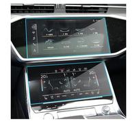 tnbru Navigation Protective Film For A6 For A7 2019-2020 2pcs Tempered Glass Film Car GPS Navigation Screen Protector Auto Interior Screen Protect