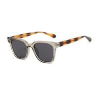 TNDVIC Fashionable Square-Frame Sunglasses-PC Acetate Pin-Bridge Sunglasses