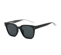 TNDVIC Fashionable Square-Frame Sunglasses-PC Acetate Pin-Bridge Sunglasses