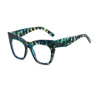 TNDVIC Large-Frame Cat-Eye Glasses: Unique, Instagram-Worthy, Playful Frames with Edgy Cuts