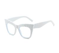 TNDVIC Large-Frame Cat-Eye Glasses: Unique, Instagram-Worthy, Playful Frames with Edgy Cuts
