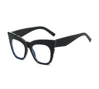 TNDVIC Large-Frame Cat-Eye Glasses: Unique, Instagram-Worthy, Playful Frames with Edgy Cuts