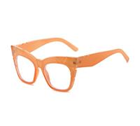 TNDVIC Large-Frame Cat-Eye Glasses: Unique, Instagram-Worthy, Playful Frames with Edgy Cuts