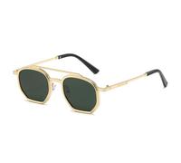TNDVIC Oval Metal Sunglasses with Minimalist Design - Versatile Shades(5)