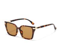 TNDVIC Retro Square-Frame Sunglasses; Edgy Sunglasses; Unique, Trendy, and Versatile Eyewear
