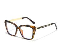 TNDVIC Square Sunglasses: Minimalist Oversized Frames with Color-Blocking and Unique Lacquered Temples