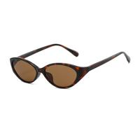 TNDVIC Sunglasses Uv400 Protection | Cat-eye Small Oval Acetate | Candy-colored Lens for Outdoor Sports