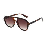 TNDVIC Sunglasses Uv400 Protection | Large Square Double-Bridge | Candy-colored Lens for Outdoor Sports(5)