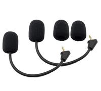TNE 2 Pack Replacement Game Mic Microphone Boom for 2nd Version Wired Kingston HyperX Cloud 2 II Cloud Core Cloud Pro CloudX PS4 Xbox One Nintendo Switch Computer PC Gaming Headsets