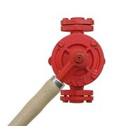 TNEHOD Semi Rotary Hand Pump G1/2 Inch Manual Cast Iron 15LPM Suction Lift 5m 14m Fluid Transfer for Diesel Gasoline Water