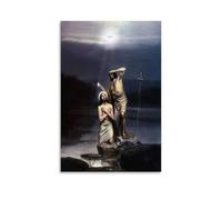 TNERPAR Baptism of Jesus Poster Decorative Painting Canvas Wall Art Living Room Poster Bedroom Painting Wall Art Picture Print Modern Family Room Decor 12 x 18 Inches (30 x 45 cm)