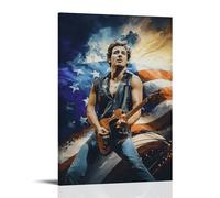 TNERPAR Bruce Springsteen Art Poster Decorative Painting Canvas Wall Art Living Room Poster Bedroom Painting Wall Art Picture Print Modern Family Room Decor 12 x 18 Inches (30 x 45 cm)