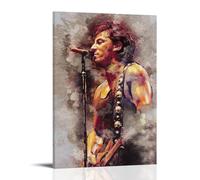TNERPAR Bruce Springsteen Singer Poster Decorative Painting Canvas Wall Art Living Room Poster Bedroom Painting Wall Art Picture Print Modern Family Room Decor 16 x 24 Inches (40 x 60 cm)
