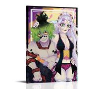 TNERPAR Demon Slayer Daki And Gyutaro Anime Poster Decorative Painting Canvas Wall Art Living Room Poster Bedroom Painting Wall Art Picture Print Modern Family Room Decor 12 x 18 Inches (30 x 45 cm)