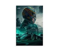 TNERPAR Fernando Alonso Poster Decorative Painting Canvas Wall Art Living Room Poster Bedroom Painting Wall Art Picture Print Modern Family Room Decor 12 x 18 Inches (30 x 45 cm)