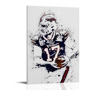 TNERPAR Josh Allen Football Poster Decorative Painting Canvas Wall Art Living Room Poster Bedroom Painting Wall Art Picture Print Modern Family Room Decor 16 x 24 Inches (40 x 60 cm)