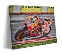 TNERPAR Marc Marquez MotoGP 2019 Poster Decorative Painting Canvas Wall Art Living Room Poster Bedroom Painting Wall Art Picture Print Modern Family Room Decor 08 x 12 inches (20 x 30 cm)