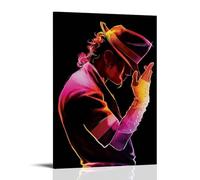 TNERPAR Michael Jackson Art Poster Decorative Painting Canvas Wall Art Living Room Poster Bedroom Painting Wall Art Picture Print Modern Family Room Decor 20 x 30 Inches (50 x 75 cm)