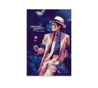 TNERPAR Michael Jackson Smooth Criminal Poster Decorative Painting Canvas Wall Art Living Room Poster Bedroom Painting Wall Art Picture Print Modern Family Room Decor 12 x 18 Inches (30 x 45 cm)