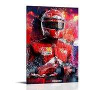 TNERPAR Michael Schumacher F1 Poster Decorative Painting Canvas Wall Art Living Room Poster Bedroom Painting Wall Art Picture Print Modern Family Room Decor 16 x 24 Inches (40 x 60 cm)