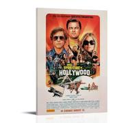 TNERPAR Once Upon A Time In Hollywood Movie Poster Decorative Painting Canvas Wall Art Living Room Poster Bedroom Painting Wall Art Picture Print Modern Family Room Decor 24 x 36 inches (60 x 90 cm)