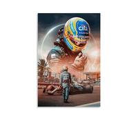 TNERPAR Racer Fernando Alonso Poster Decorative Painting Canvas Wall Art Living Room Poster Bedroom Painting Wall Art Picture Print Modern Family Room Decor 08 x 12 Inches (20 x 30 cm)