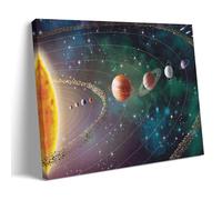 TNERPAR Solar System Planetary Outer Space Poster Decorative Painting Canvas Wall Art Living Room Poster Bedroom Painting Wall Art Picture Print Modern Family Room Decor 12 x 18 Inches (30 x 45 cm)