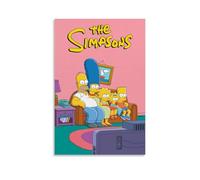TNERPAR The Simpsons Family Poster Decorative Painting Canvas Wall Art Living Room Poster Bedroom Painting Wall Art Picture Print Modern Family Room Decor 12 x 18 Inches (30 x 45 cm)