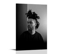 TNERPAR Weeknd Black and White Poster Decorative Painting Canvas Wall Art Living Room Poster Bedroom Painting, Wall Art Picture Print Modern Family Room Decor 20 x 30 Inches (50 x 75 cm)