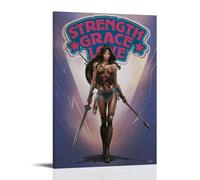TNERPAR Wonder Woman CartoonMovie Poster Decorative Painting Canvas Wall Art Living Room Poster Bedroom Painting Wall Art Picture Print Modern Family Room Decor 12 x 18 Inches (30 x 45 cm)