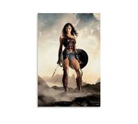 TNERPAR Wonder Woman Poster Decorative Painting Canvas Wall Art Living Room Poster Bedroom Painting Wall Art Picture Print Modern Family Room Decor 08 x 12 inches (20 x 30 cm)