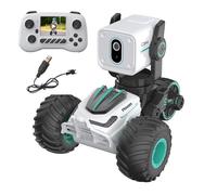 Tneukoom Remote Control Off-Road Car with Camera 720P Real-Time Video and Voice Control, RC Car with Camera, Remote Control Truck with Camera for Kids' Birthday