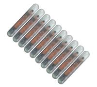 Tnfeeon 10Pcs Pet Microchip, Animal Identification Tag for Dogs and Farm Animals, Easy Lost Pet Recovery with 134.2 KHz Frequency, Lightweight Glass Tube 0.055 Inch Size in Management