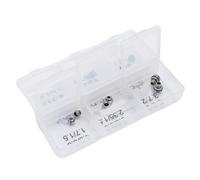 Tnfeeon 12PCS Watch Crown Tubes Screw in Replacement Stainless Steel Multiple Sizes for Watchmakers Hobbyists Repair Kits Ideal for Bench Maintenance Mobile Servicing with Assorted Stem P